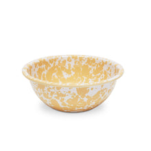 Load image into Gallery viewer, Splatter Enamelware Small Serving Bowl: Navy &amp; Cream