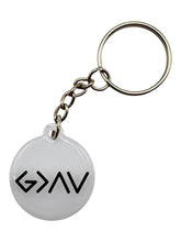 Load image into Gallery viewer, Tap To Pray™ - Prayer Tag Keychains: Black + Cross