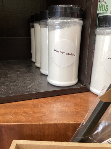 Simply Rustic Lg Carpet deodorizer Blue Jean Cowboy