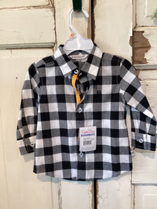 Checkered Button-Down 12-18M