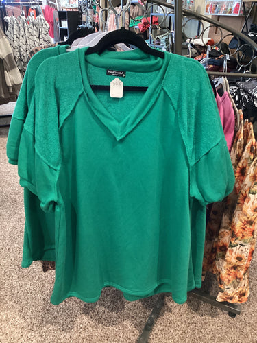 Kelly Green Top