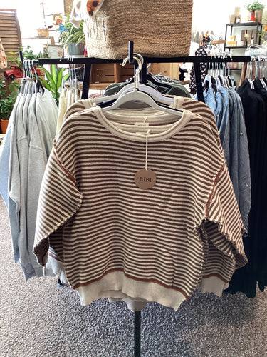 Bibi Striped knit sweater