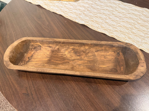 Wooden Dough Bowl(Armas)