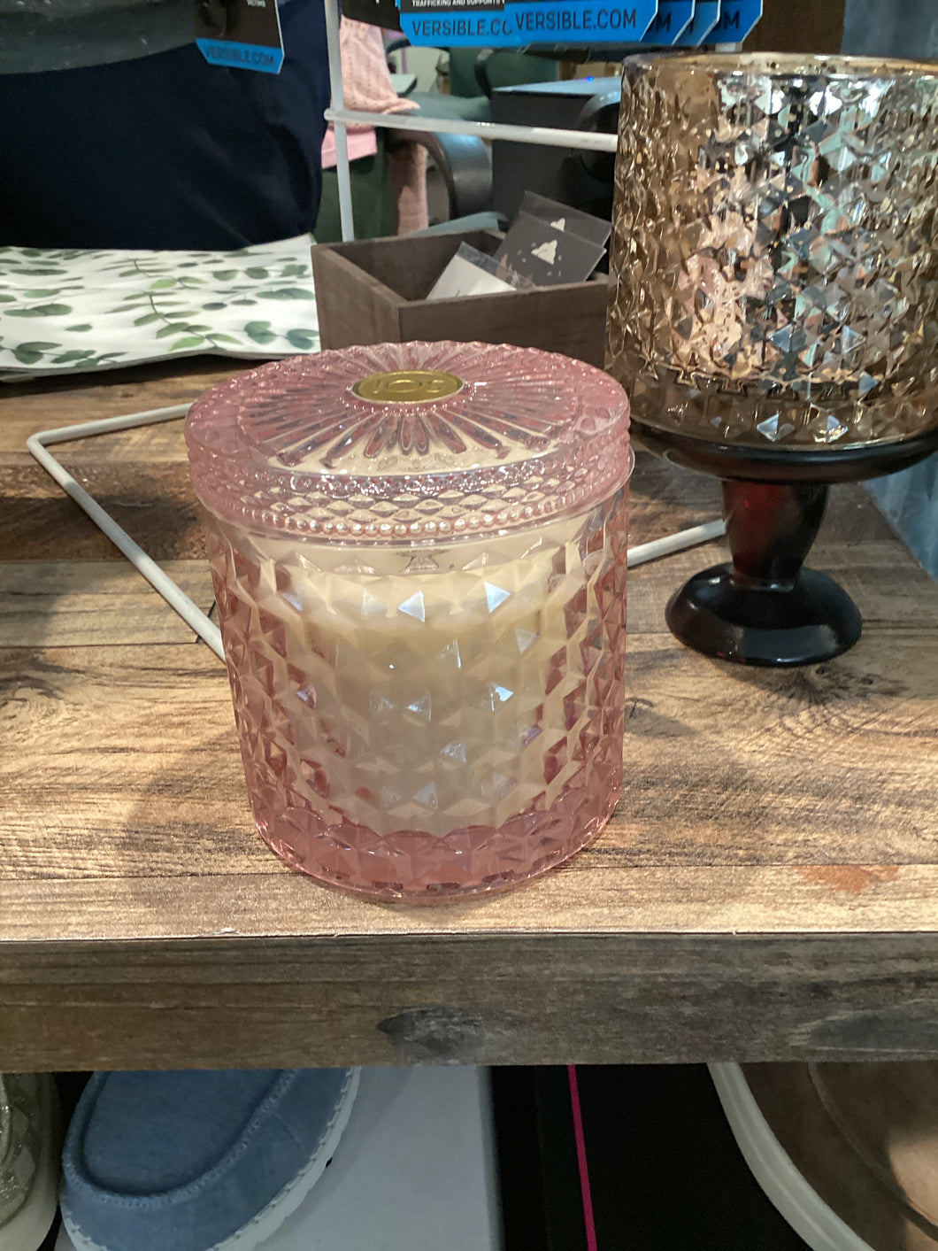 Peony Pink Candle- Scheller