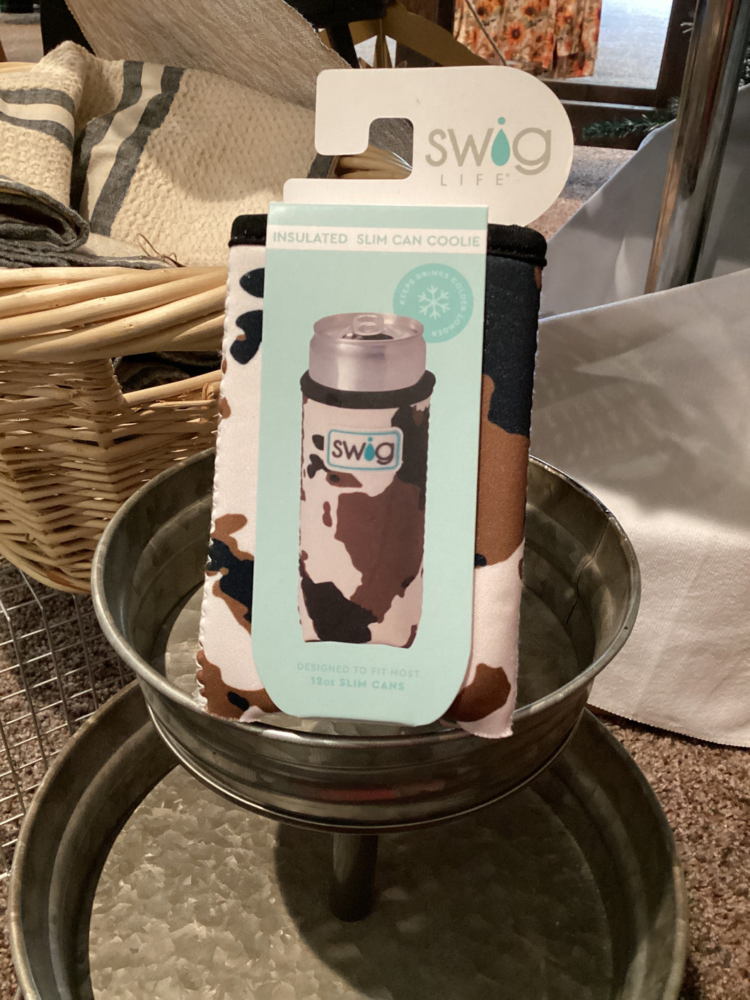 SWIG Insulated Slim Can Coolie Hayride 12oz