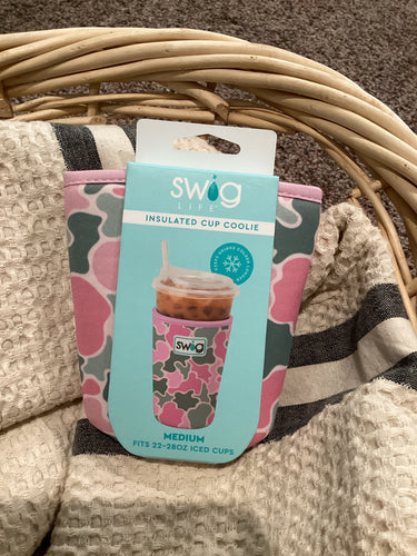 SWIG Insulated Cup Coolie 22-28oz Blushing Camo
