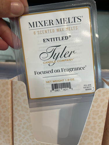 Tyler candle wax melt Entitled