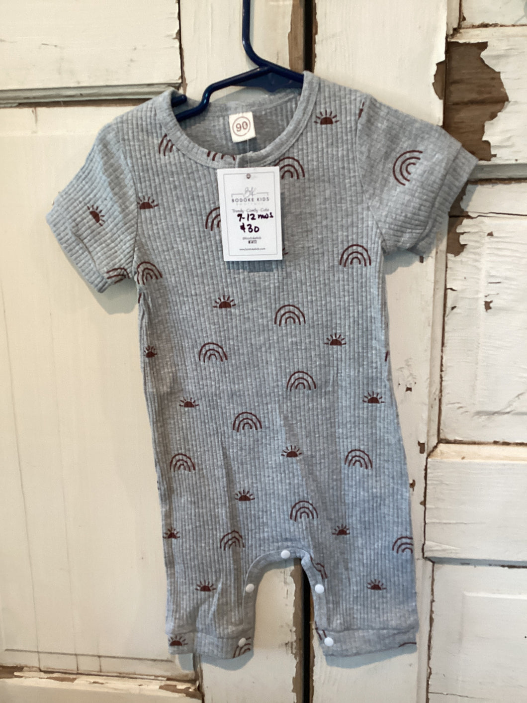 Short Sleeve Romper 9-12M