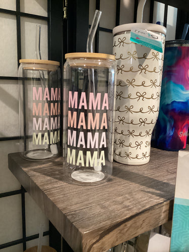 MAMA Glass Tumbler