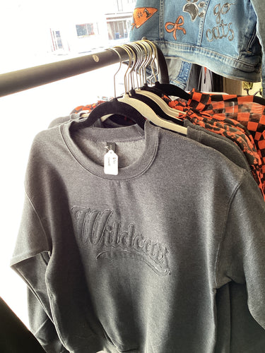 Embroidered Wildcat sweatshirt