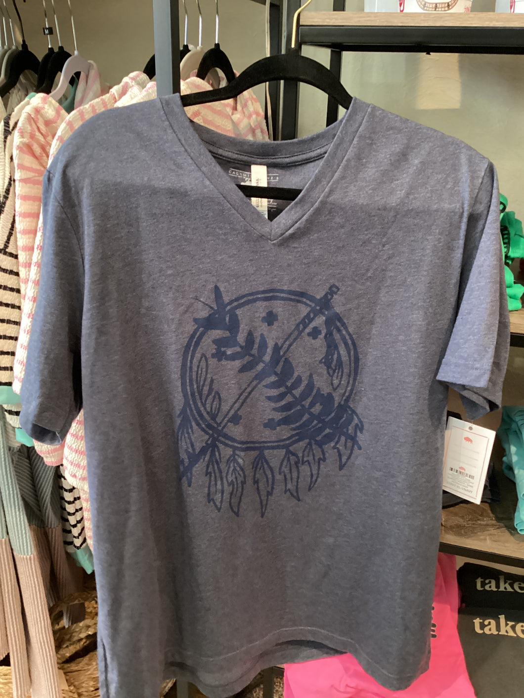 Oklahoma Dream Catcher V-Neck Tee