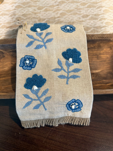 MudPie Flower Print Tea Towel (Armas)