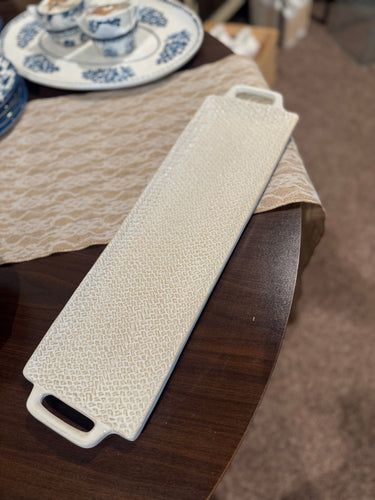 MudPie Long Nested Stoneware Tray (Armas)