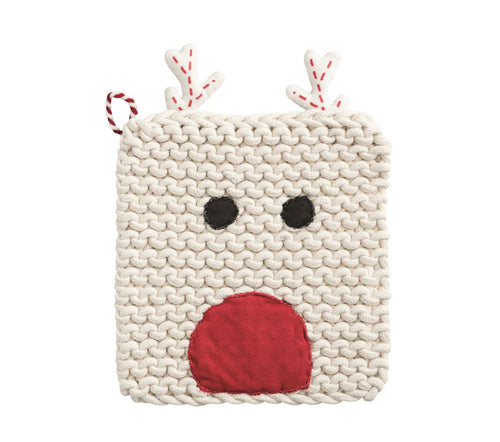 Reindeer potholder