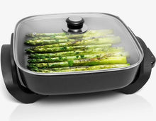Load image into Gallery viewer, Square Nonstick Electric Skillet with Lid(Ottinger/Reust)