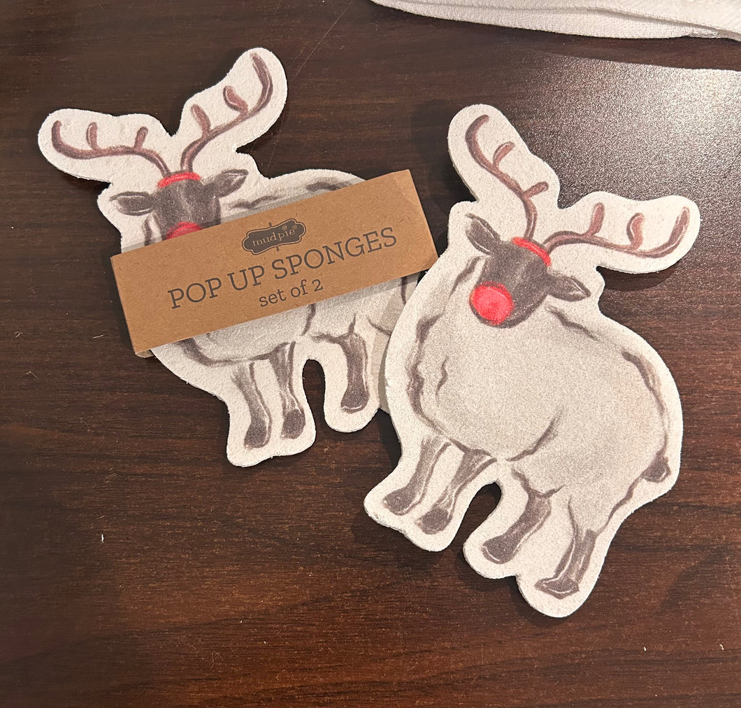 Reindeer sponge set