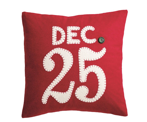 December 25 pillow
