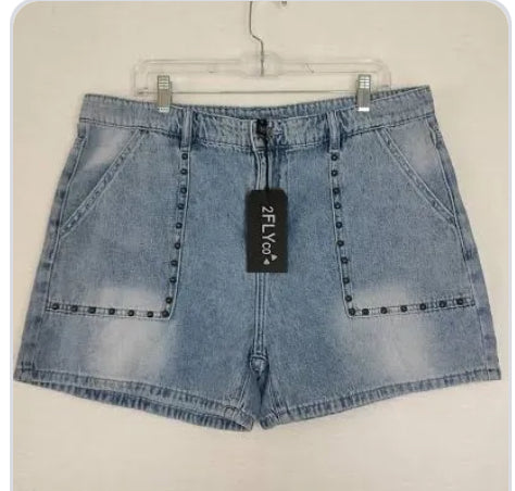 2fly studded shorts