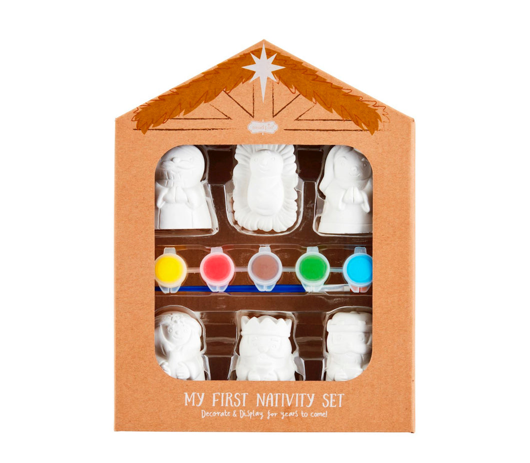 Pain your own nativity kit
