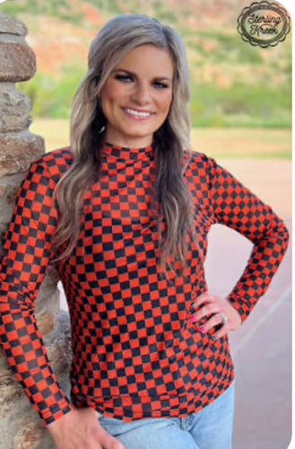 Sterling KREEK pep rally mesh orange and black