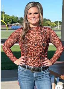 Sideline spirit orange mesh