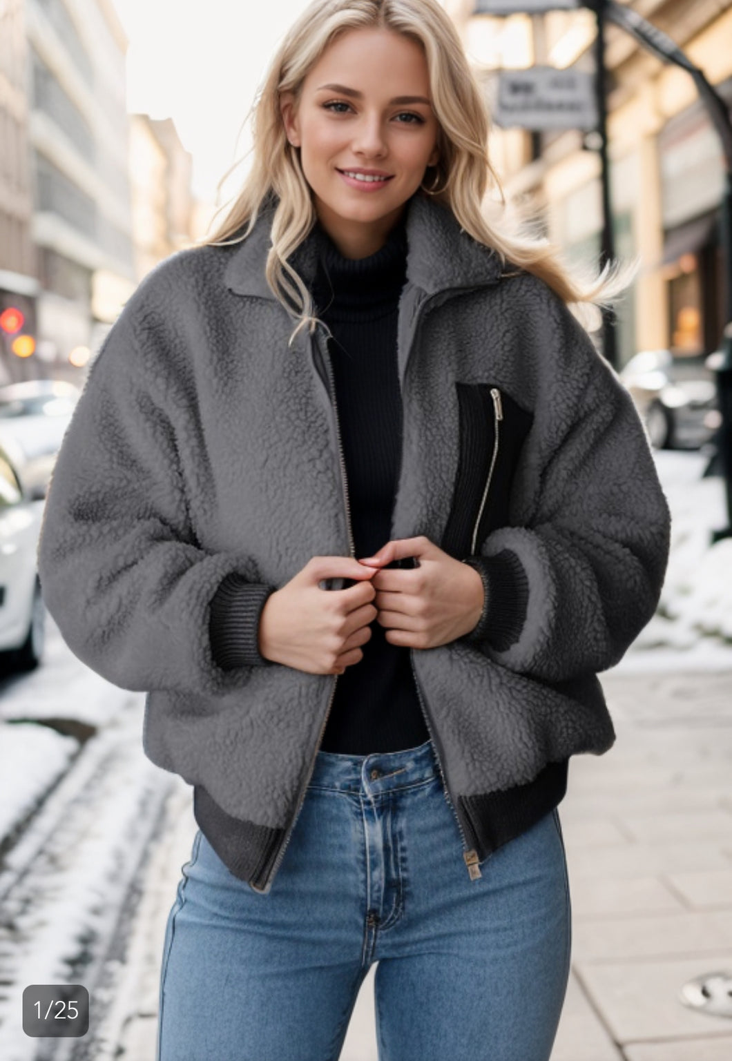 Heimish charcoal jacket