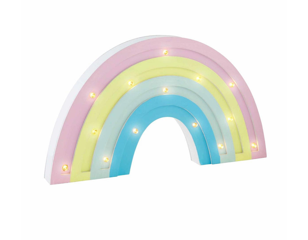 Rainbow wood light