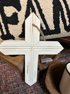 White wooden cross