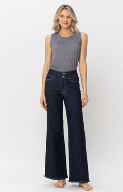 JUDY BLUE HIGH WAIST WIDE LEG 88579