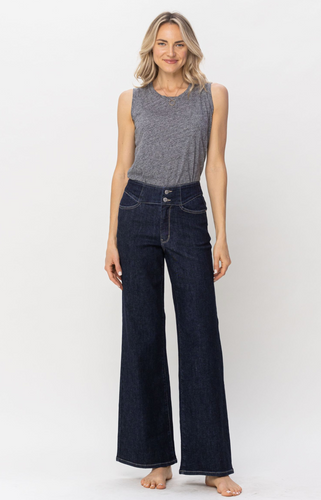 JUDY BLUE HIGH WAIST WIDE LEG 88579