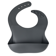 Load image into Gallery viewer, Silicone Baby Bib: Dusty Rose
