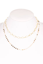 Load image into Gallery viewer, Kadee Necklace in White/Gold
