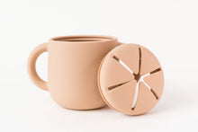 Load image into Gallery viewer, Silicone Snack Cup with Lid: Charcoal crews