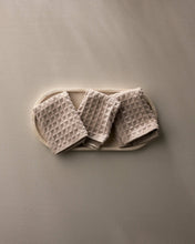 Load image into Gallery viewer, Taupe Waffle Washcloth Set Crabtree