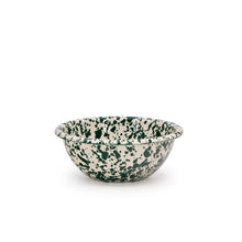 Load image into Gallery viewer, Splatter Enamelware 20 oz Cereal Bowl: Burgundy &amp; Cream Splatter