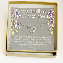 Load image into Gallery viewer, Graduation Gift Necklace, Small Graduation Gift: Rose Gold
