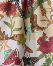 Load image into Gallery viewer, Greetings From Oklahoma Tea Towel
