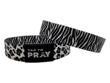 Load image into Gallery viewer, Tap To Pray™ Wristbands - Safari Zebra: Large