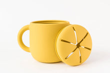 Load image into Gallery viewer, Silicone Snack Cup with Lid: Charcoal crews