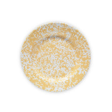 Load image into Gallery viewer, Splatter Enamelware Dinner Plate: Navy &amp; Cream