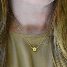 Load image into Gallery viewer, Mom jewelry, Gift for mom, Mothers necklace, Mom birthday, H: Gold