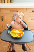 Load image into Gallery viewer, Silicone Baby Bib: Apricot
