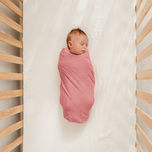 Load image into Gallery viewer, Muslin Swaddle Blankets Pack of 3 by Comfy Cubs: Heather Blue - Pacific Blue - Fern KO