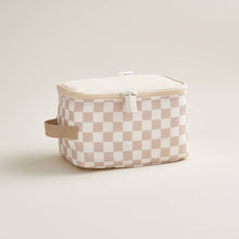 Load image into Gallery viewer, Taupe Checkerboard Pack Like a Boss™ Packing Cubes(Crews)