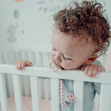 Load image into Gallery viewer, Baby Pacifier Clips, 100% Food Grade Silicone by Comfy Cubs: Beige