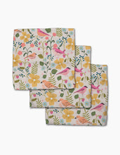 Load image into Gallery viewer, Summer Songbirds Dishcloth Set Crabtree