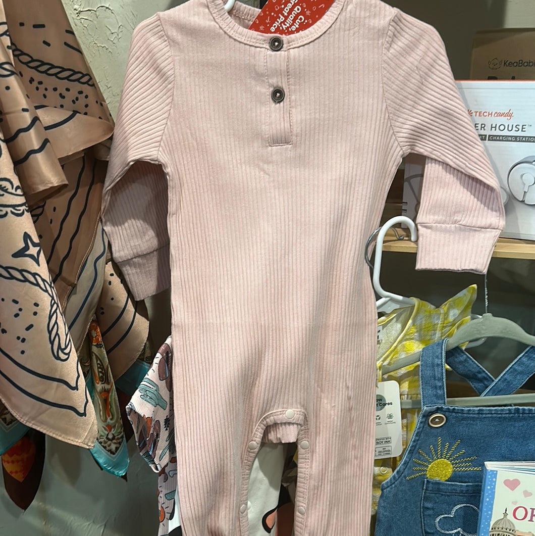 9/12 month pink romper